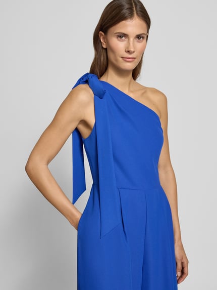 Lauren Ralph Lauren Jumpsuit mit Schleifen-Detail Modell 'ZERESH' Hellblau Melange 3