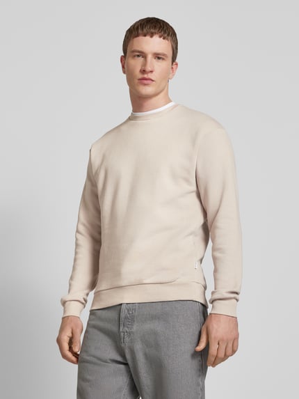 JACK & JONES Sweatshirt mit Rundhalsausschnitt Modell 'BRADLEY' Offwhite 4