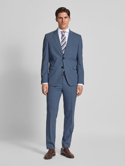 HUGO Garnitur o kroju extra slim fit z dodatkiem żywej wełny model ‘ARTI’ Szaroniebieski 1