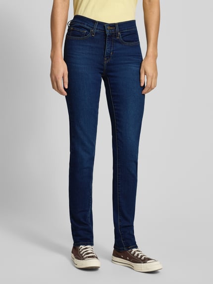 Levi's® 300 Jeansy o kroju slim fit z mieszanki bawełny model '312' Niebieski 4