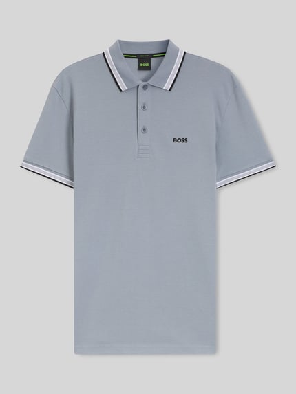 BOSS Green Regular fit Poloshirt van puur katoen model 'PADDY' Donkergrijs - 2