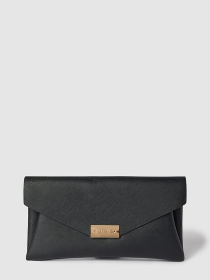 Valentino Bags Clutch in envelopmodel met glanzend design, model 'ARPIE' Zwart - 1