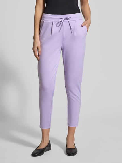 ICHI Slim Fit Stoffhose mit Viskose-Anteil Modell 'Kate' Flieder 4