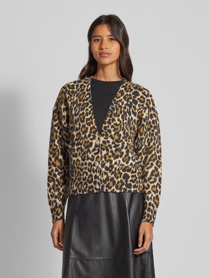 Essentiel Antwerp Strickjacke aus Woll-Mix mit Kaschmir-Anteil Black 4