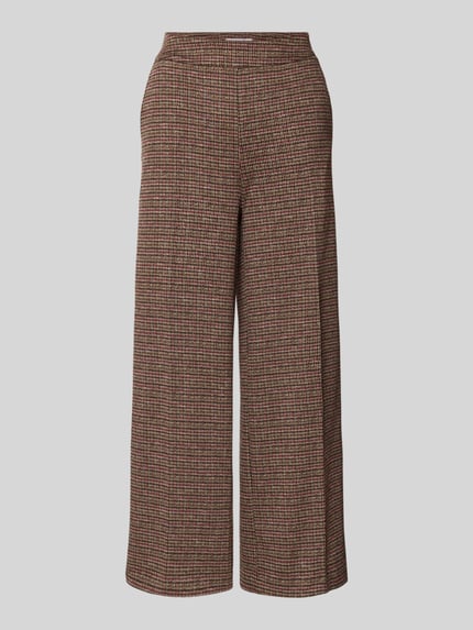 MORE & MORE Culotte mit Bügelfalten Bordeaux 2