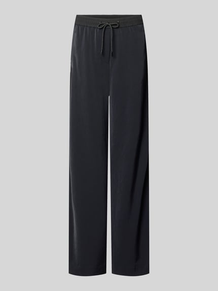 Schlupfhose mit seitlichen Label-Details und elastischem Bund Shop The Look MANNEQUINE
