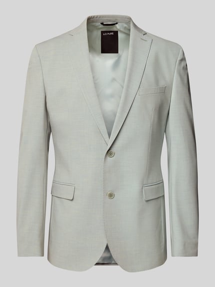 s.Oliver BLACK LABEL Slim Fit Sakko mit Viskose-Anteil Hellgruen 2