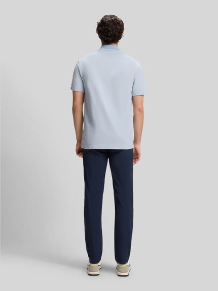 BOSS Orange Relaxed Fit Poloshirt aus reiner Baumwolle Modell 'PEOXFORDNEW' Hellblau 5