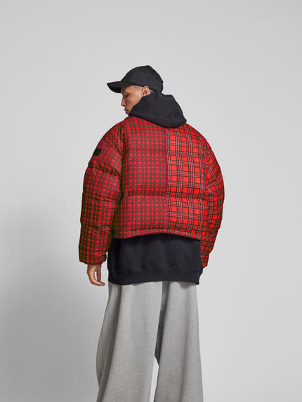 VETEMENTS Gewatteerd jack met tweewegritssluiting Rood - 5