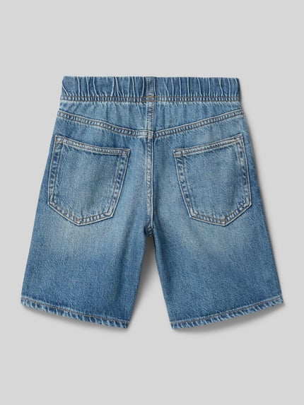 GAP Loose Fit Jeansshorts mit elastischem Bund Blau 3