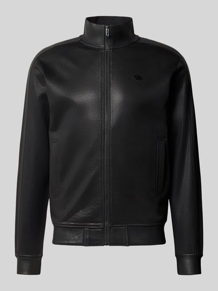 Kurtka ze skóry ekologicznej z detal z logo model 'S-GLOSSY' Shop The Look MANNEQUINE