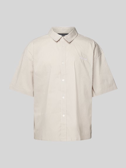 PEGADOR Freizeithemd mit Knopfleiste Taupe 2