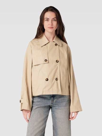 OPUS Trenchcoat mit Umlegekragen Modell 'Halita' Beige 4