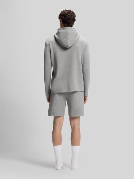 BOSS Regular Fit Sweatshorts aus Baumwoll-Mix Mittelgrau 5