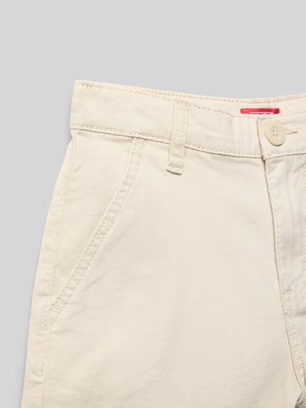 Levi’s® Kids Relaxed Fit Shorts mit Label-Detail Beige 2