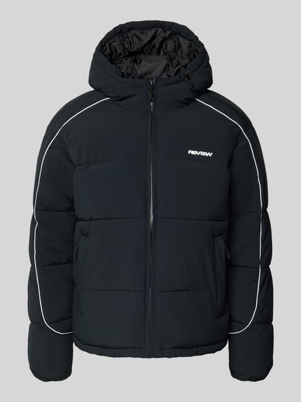 REVIEW Gewatteerd jack met capuchon Zwart - 2