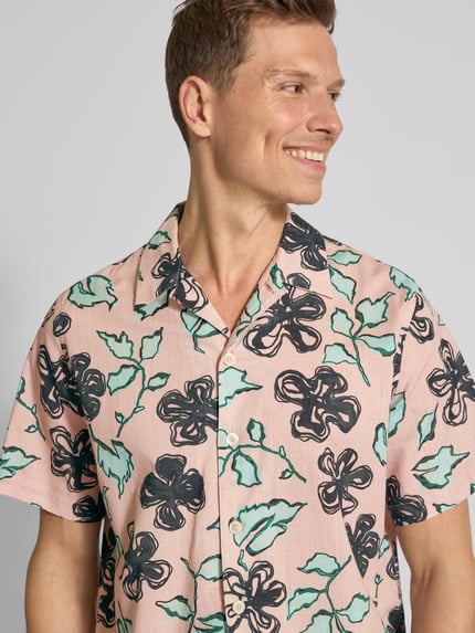 Paul Smith Freizeithemd mit Knopfleiste Hellrosa 3