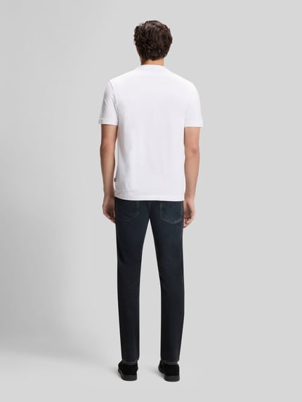 BOSS Orange męski t-shirt o kroju regular fit z czystej bawełny Biały 5