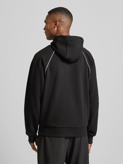 BOSS Green Regular Fit Sweatjacke aus Baumwoll-Mix Black 5