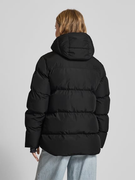 Superdry Puffer Jacket mit verdecktem Reißverschluss und Kapuze Black 5