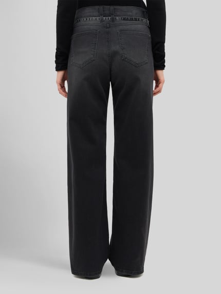 ANGELS Wide leg jeans van katoenmix in 5-pocketmodel Lichtgrijs - 5