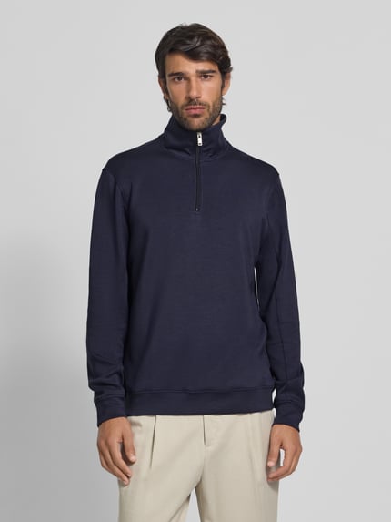 Matinique Sweatshirt mit Stehkragen Modell 'kade' Marine 4