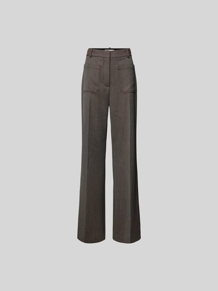 Stoffen broek met steekzakken Shop The Look MANNEQUINE