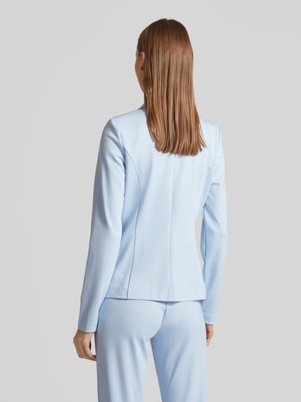 ICHI Slim fit blazer met paspelzakken, model 'KATE' Lichtblauw - 5