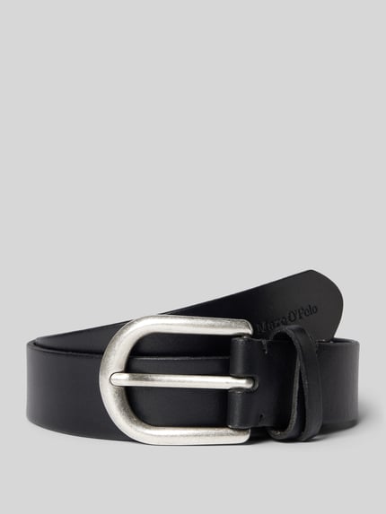 Marc O'Polo Gürtel mit Label-Details Black 1