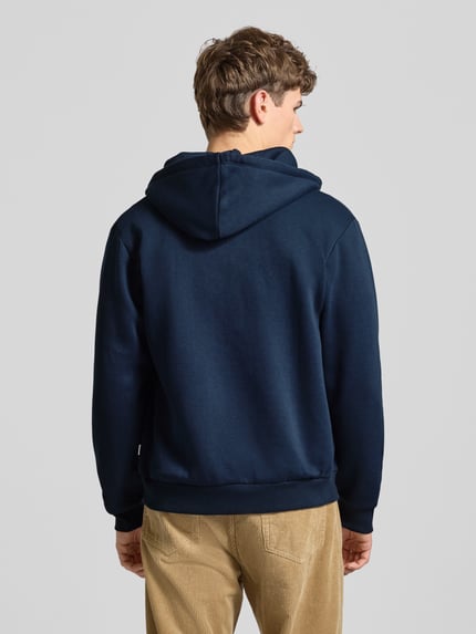 JACK & JONES Sweatjacke mit Kapuze Modell 'BRADLEY' Dunkelblau 5
