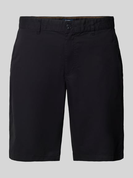 MCNEAL Slim Fit Bermudas mit Eingrifftaschen Black 2