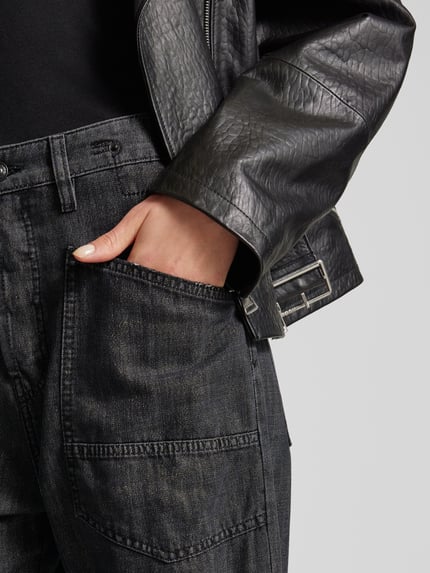 MAC Straight fit jeans in used-look Blauw - 3