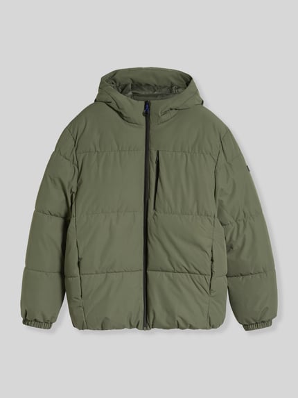 Tom Tailor Denim Steppjacke mit Brusttasche Oliv 2