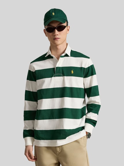Polo Ralph Lauren Regular Fit Sweatshirt aus reiner Baumwolle Dunkelgruen 4