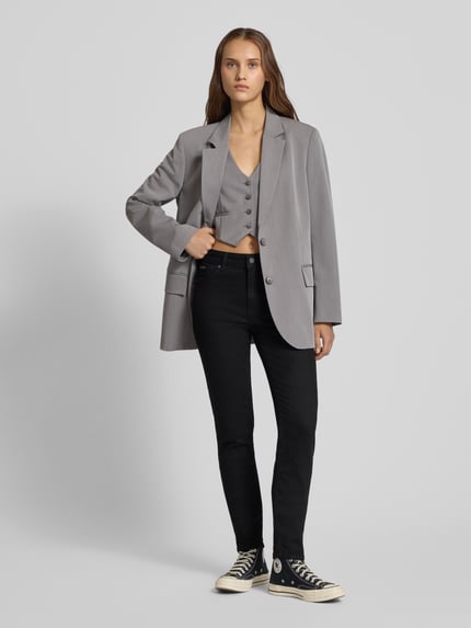 GUESS Jeans Skinny fit jeans met labeldetail Zwart - 1