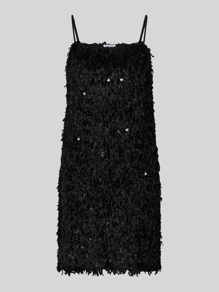 VILA Minikleid mit Pailletten Modell 'ELIN' Black 2