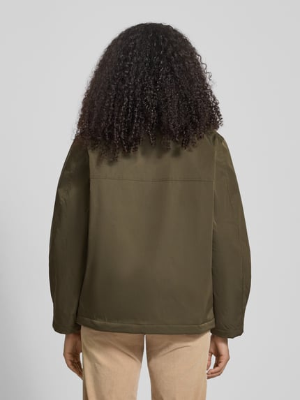 VERO MODA Regular Fit Bomberjacke mit abnehmbarem Kunstfellkragen Modell 'SEOUL' Oliv 5
