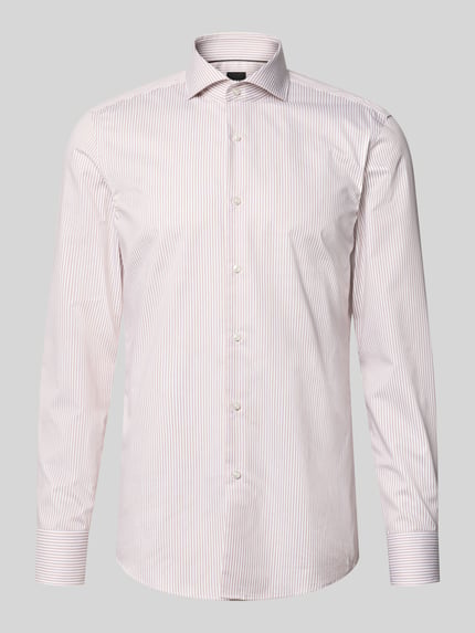 Slim Fit Businesshemd aus reiner Baumwolle Modell 'H-HANK-SP-B1' Shop The Look MANNEQUINE