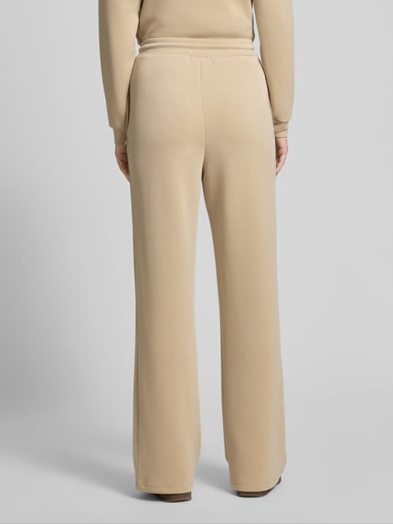 Scotch & Soda Sweatpants met siernaad en elastische band Zand - 5