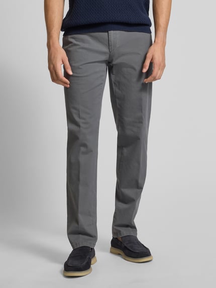 Brax Regular Fit Chino mit Gesäßtaschen Modell 'Everest' Graphit 4