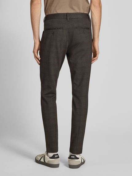 ONLY & SONS Slim Fit Chino aus Viskose-Mix Modell 'MARK' Dunkelgrau 5