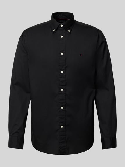 Tommy Hilfiger Freizeithemd mit Knopfleiste Black 2