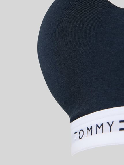 Tommy Hilfiger Bralette van een mix van katoen en modal Donkerblauw - 2