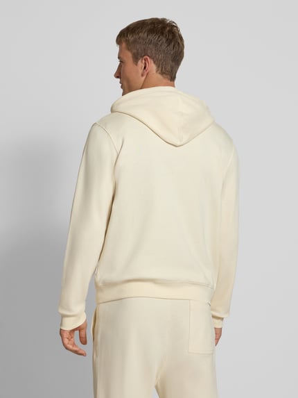 JACK & JONES Sweatjack met kangoeroezak en ritssluiting Offwhite - 5