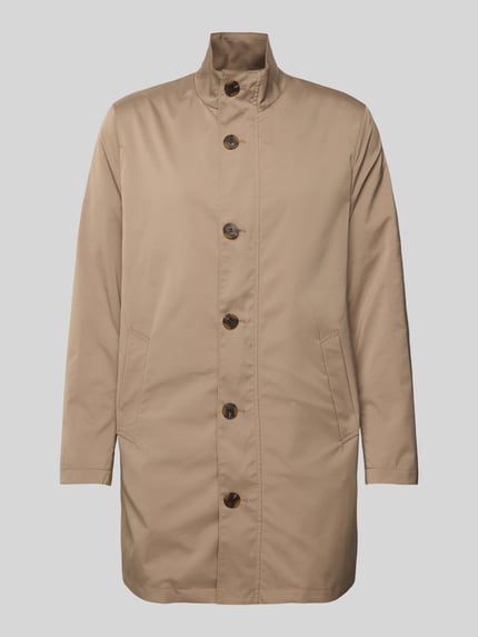 ROY ROBSON Lange jas met opstaande kraag Beige - 2