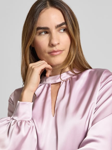 Rinascimento Blouseshirt met plooien Oudroze - 3