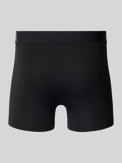 Bread & Boxers Trunks mit elastischem Bund im 2er-Pack Black 3