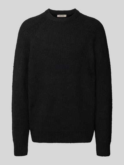 ONLY & SONS Relaxed Fit Strickpullover aus Baumwoll-Mix Modell 'DALE LIFE' Black 2