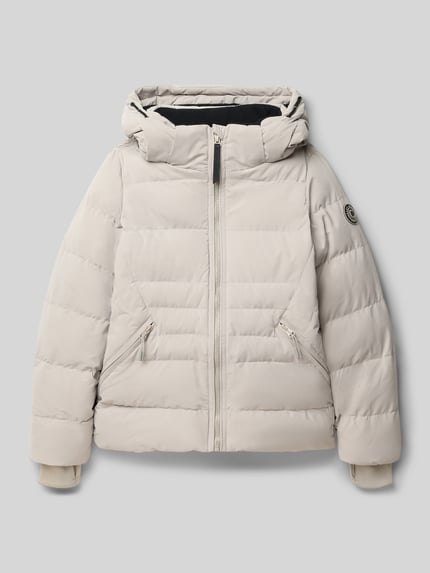 Cars Jeans Gewatteerd jack met labelpatch, model 'MONYA’ Ecru - 1