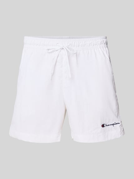 Champion Regular Fit Badehose mit Label-Stitching Weiss 2